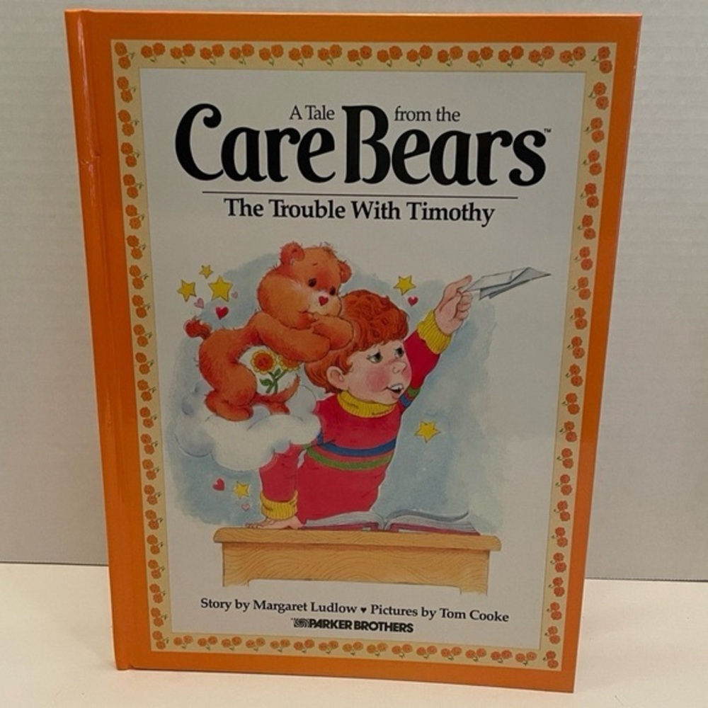 Care Bears The Trouble w Timothy HC Book Vintage 1983